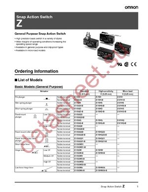 Z-15GW2155-B datasheet  